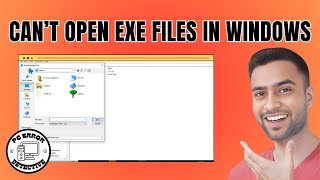 How to Fix Can’t Open Exe Files in Windows 10 [upl. by Grimbald482]