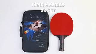 Table Tennis Loki Racket Kirin X3 [upl. by Dreher]