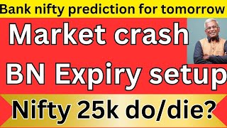 bank nifty prediction for tomorrow  stock market prediction for tomorrow [upl. by Neillij533]