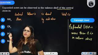 Expanded octet can be observed in the valence shell of the central atom in [upl. by Khajeh]