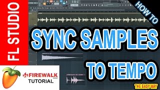 How To Sync Samples To The Project Tempo In FL Studio [upl. by Yrad596]