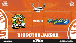 ARAS GADING MUDA JAKARTA A vs PLAYFIRELD U12 PA BATTLE FOR 3RD KEJURKOT JAKBAR 2024 [upl. by Atikal]