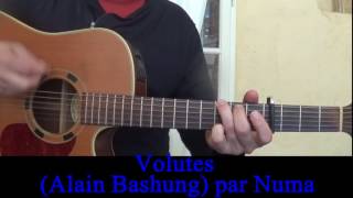 Volutes Alain Bashung reprise à la guitare 1991 [upl. by Jehias]