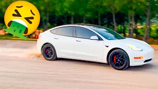 Primera Vez Manejando Un Eléctrico  Tesla MODEL 3 ¿Driftea  Deportivo Barato y Divertido [upl. by Haidabej203]