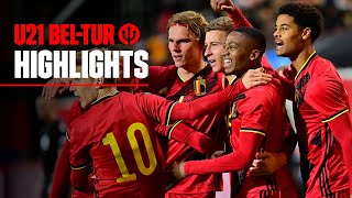 Belgium 20 Turkey  U21  U21EURO Qualifiers [upl. by Miett]