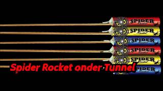 Vuurwerk Spider Rocket Onder Tunnel [upl. by Diad102]