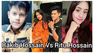 Rakib Hossain Vs Ritu Hossain All New Viral Tiktok Videos 2020 [upl. by Sixla981]