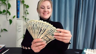 Calming Cashier Takes Away Your Stress 💵 ASMR 💵 DOLLARS and DREAMS [upl. by Nirok]