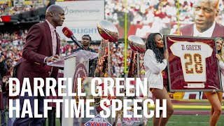 quotWe Cant Bring It Back Without YOUquot  Darrell Greens Halftime Speech From His Jersey Retirement [upl. by Octavie]