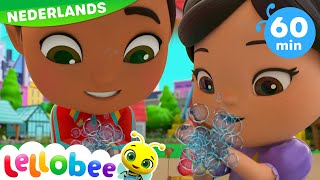 🧽 Was je handen 🧽  Lellobee Nederlands  Kinderliedjes  Leervideos voor kinderen [upl. by Ethelyn]