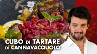 Cubo di tartare di Cannavacciuolo CUCINA STELLATA [upl. by Latreese843]