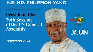 MKPD  The President of United Nations General Assembly HE Philemon Yang [upl. by Assiran]