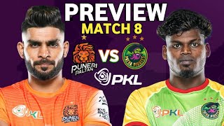 PKL 2024  Match 8  Puneri Paltan Vs Patna Pirates Preview Starting 7amp Predictions [upl. by Mcnamee]