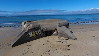 2017 08 09 ERDEVEN LES PLAGES LA RIA DETEL VUE DU DRONE [upl. by Ettigdirb]