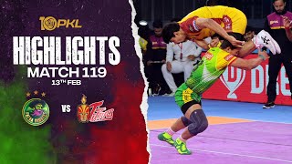 Match Highlights Patna Pirates vs Telugu Titans  February 13  PKL Season 10 [upl. by Airtina]