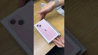 iPhone 13 Pink Gift Box ImmersivePackage shorts [upl. by Tloh]