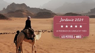 Voyage Jordanie 2024  Le Feedback de Camille et Théo [upl. by Aicnarf]