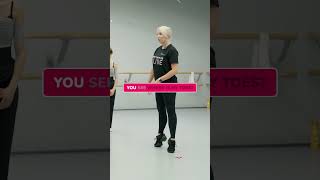 Heres how to execute relevé on pointe ballet balletdancer dance dancer [upl. by Ariak]