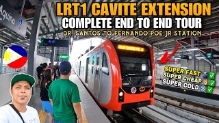 FINALLY  NOW OPEN The LRT1 Cavite Extension Project Phase 1 Full Tour  Dr SANTOS to FPJ Jr [upl. by Coussoule]