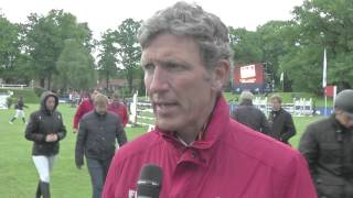 Global Talk Ludger Beerbaum GER is looking forward to Shanghai [upl. by Ahtivak]