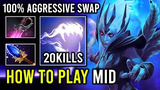 How to Solo Mid Vengeful Spirit in 735 with Khanda Crit Max Vengeance Aura DPS Dota 2 [upl. by Eelir]