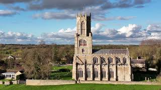 Fotheringhay Church and old Castle mound [upl. by Franzen]