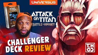 HERE COMES A NEW CHALLENGER ATTACK ON TITANBATTLE FOR HUMANITY CCG CHALLENGER DECK REVIEW [upl. by Jammie677]