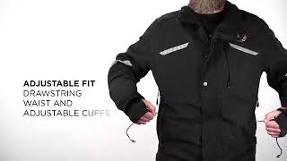 Ergodyne Standard Heavy Duty Winter Work Jacket Black Medium buy to description [upl. by Alinna]