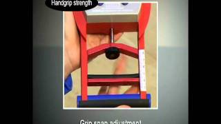 ALPHAFIT battery for children and adolescents Handgrip Strength Testwmv [upl. by Joeann]