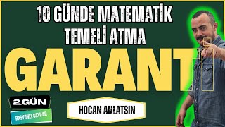 10 Günde Matematik Temeli Atma Garanti Kampı  2 Gün  Hocan Anlatsın [upl. by Dukie429]