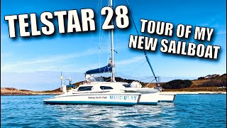 TELSTAR 28 BOAT TOUR my new trailerable trimaran  Ep118 [upl. by Leann443]