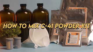 How To Mix C41 Chemicals At Home Unicolor C41 Powder Kit [upl. by Stamata]