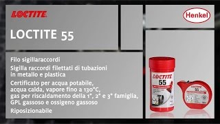 5 buone ragioni per utilizzare LOCTITE 55 [upl. by Lesnah]