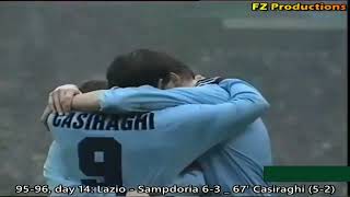 Zemanlandia Season 5 Lazio 199596  All 66 Goals in Serie A [upl. by Raffo815]