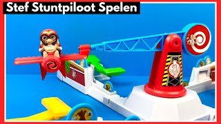 Stef Stuntpiloot speluitleg en spelen  Family Toys Collector [upl. by Laura]