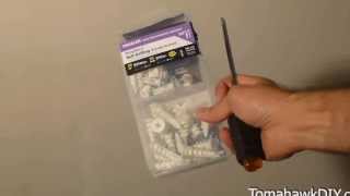 How to Put a Screw in a Wall the EASY Way [upl. by Irbua]