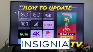 Insignia TV How to Update [upl. by Musette]