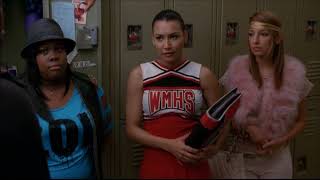 Glee  Santana Makes Fun Of Beistes Black Eye 3x18 [upl. by Bahr]