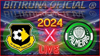 São Bernardo FC x Palmeiras ao vivo campeonato Paulista 2024  NARRAÇÃO [upl. by Erdnael]