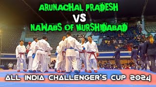 Arunachal vs Murshidabad Kolkata international Karate championship 2024 Netaji indoor stadium 🏟️ [upl. by Naldo]