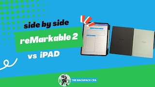 Remarkable 2 vs iPad Comparison productivity tools tablet writing [upl. by Apple]