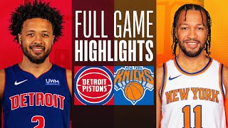 PISTONS at KNICKS  FULL GAME HIGHLIGHTS  November 30 2023 [upl. by Aiz]