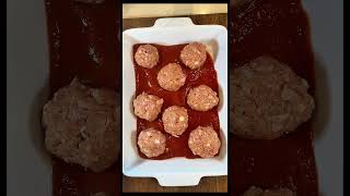 Italian meatballs meatballs onepanmeal easyrecipe [upl. by Aiciruam17]