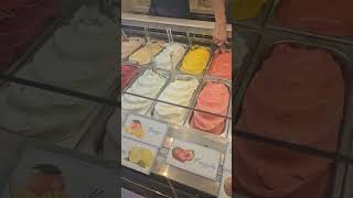 GELATO STORE In ITALY Rome italy italia gelato italyfood italytravel [upl. by Atela]