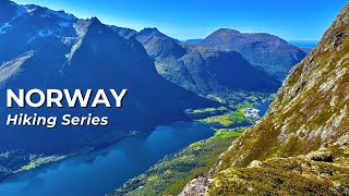 Hiking in Norway Series Ep13 Dravlausegga Roundtrip Sykkylven ASMR [upl. by Kathe]