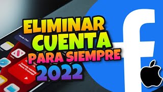 👉 Como ELIMINAR Mi CUENTA de FACEBOOK en IPHONE 2024 🔥 [upl. by Loredo]