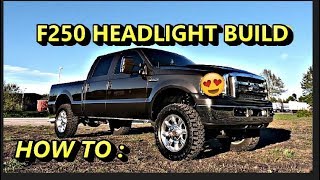 F250 Headlight build HOW TO color match [upl. by Adieno591]