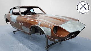 Datsun 240Z Restoration  Final Bodywork Stages Part 3 [upl. by Atazroglam295]