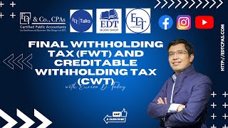 What are Withholding Taxes  ANO ANG WITHHOLDING TAX NG BIR [upl. by Burnaby]