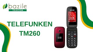 Présentation du téléphone Telefunken TM 260  Bazile Telecom [upl. by Yarvis]